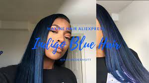 To dye your hair, start at the ends and work up towards your roots. Fail Indigo Blue Hair Tutorial Ft Maxine Hair Aliexpress Review Youtube