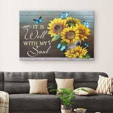Sunflower Wall Art Canvas Art