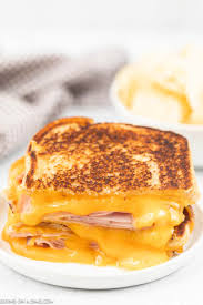 grilled ham and cheese sandwich ready