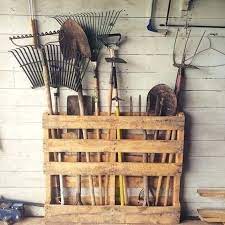 Ideal for tidying up your tool shed or garage, by allowing you to hang up your tools on the walls and ceilings. Pin By Simone Stamp On Ogorod Garden Tools Garden Tool Storage Garden Tool Rack