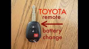 How to ○ Toyota Key Fob Remote Keyless Battery Change/Replace - YouTube