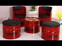 how to make oil drum furniture from