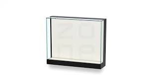Wall Mounted 4 Sided Glass Display Case