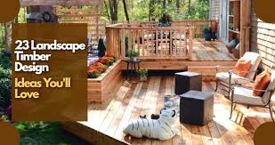 23 landscape timber design ideas you