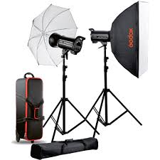 Godox Qt600ii 2 Light Studio Flash Kit Qt600ii C B H Photo Video