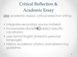 What Is A Critical Reflection Essay