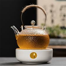 mini portable ceramic teapot holder