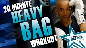 20 minute heavy bag workout all boxing