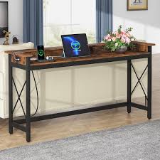 Long Sofa Console Table With S
