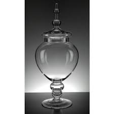 shge transpa clear glass apothecary
