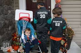basketball team halloween costume diy