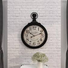 39 In X 28 In Wood Wall Clock