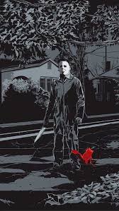 michael myers background hd phone