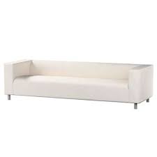 klippan 4 seater sofa cover off white