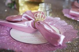 royal pink and gold baby shower baby