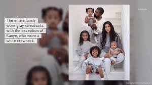 News that in a break from tradition, she would not be shooting a holiday card with her siblings and their. Kim Kardashian And Kanye West Shared Their Cozy Family Christmas Card Instyle
