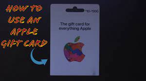 an apple gift card for iphone or ipad