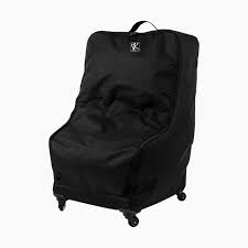 Jl Childress Deluxe Spinner Wheelie Car Seat Bag Black