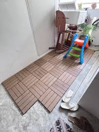wooden floor tiles for outdoor flooring