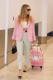 margot robbie s pink airport luge is