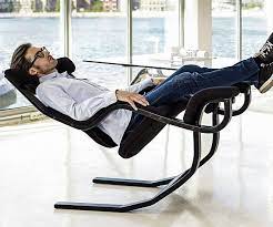 Reclining has never been more elegant than with this black, faux leather zero gravity balance chair. Reclining Zero Gravity Chair Zero Gravity Recliner Gravity Chair Zero Gravity Chair