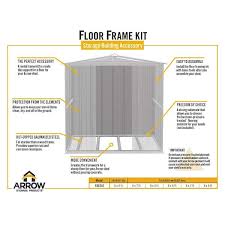 arrow floor frame kit for clic sheds