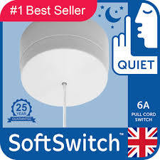 Quiet Action Pull Cord Switch For