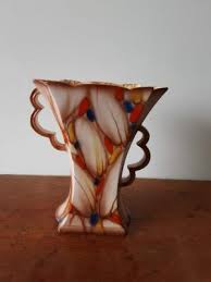 A Rare Falconware Art Deco Vase With