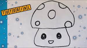 ☆ CUTE DRAWING IDEAS: KAWAII CHAMPIGNON ☆ Learn to draw ☆ simple drawing  tutorial - YouTube