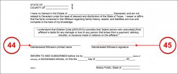 free texas small estate affidavit form