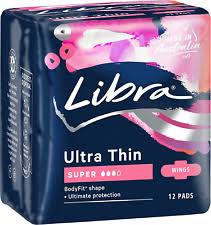 coles ultra thin super pads 12 pack