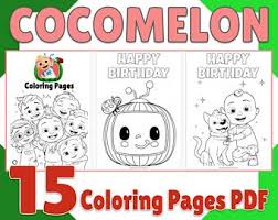 Read on to learn more about m. Cocomelon Coloring Etsy
