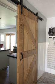 how to build a two sided barn door