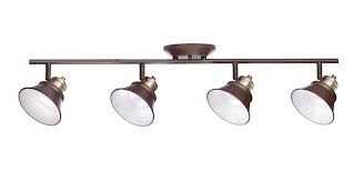 Glasgow C1573 Oil Rubbed Bronze And Antique Brass Led Track Lighting Kit 31 Vip Outlet