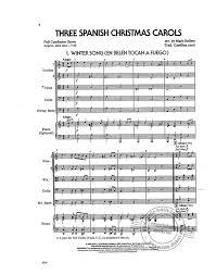 An original latin urban christmas song by two reggaeton icons and a throwback blues track are some. 3 Spanish Christmas Carols From Hellem Mark Buy Now In The Stretta Sheet Music Shop