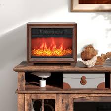Mini Wooden Space Tabletop Fireplace