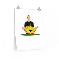 Diallo scores first man united goal in u23 clash. Erling Haaland Celebration Meditation Poster Print A3 A4 Etsy