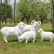 Bulk Miniature Sheep Shape Resin