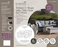 Bramblecrest Tetbury L Shape Sofa Set