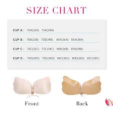 Womens Self Adhesive Bras Invisible Bra Strapless Backless