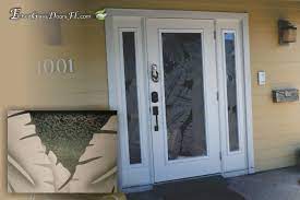 Hurricane Proof Doors Etched Glass