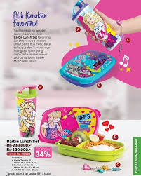 Belanja online rantang karakter (kontainer makanan, tempat penyimpanan makanan, peralatan makan) promo di difilter berdasarkan:merek: Tuppieholic Barbie Lunch Rp 112 000 Facebook