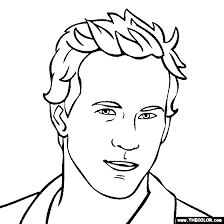 Kids can learn and play with this free printable! Ryan Reynolds Coloring Page Ryan Reynolds Colori