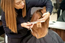 beauty salon haircut in hair salon