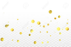 Gold Confetti Celebration Birthday Party Invitation Background