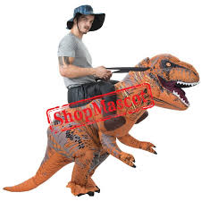 Inflatable Dinosaur Costume Blow Up Dinosaur Costumes Halloween Funny Suit For Adult