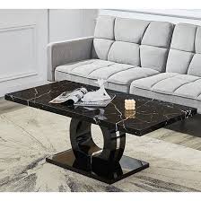 Halo High Gloss Coffee Table In Black