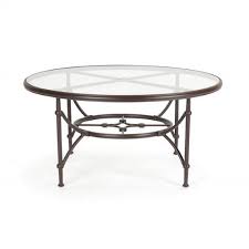 origin cast aluminum round dining table