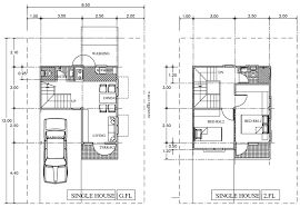 House Layout Plan With Car Park
