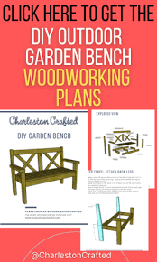 Easy Diy Garden Bench With Plans
